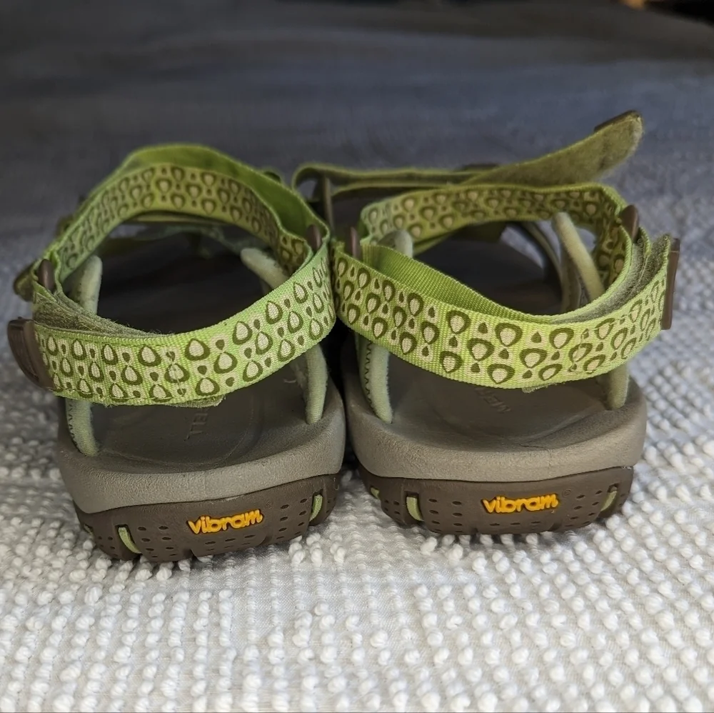 Merrellâ•‘Waterpro Simarron Lime Green Sandalsâ•‘Size - Picture 5 of 6